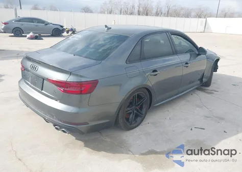 2018 Audi S4 3.0T Premium Plus z USA, uszkodzony, nr VIN WAUB4AF46JA014152